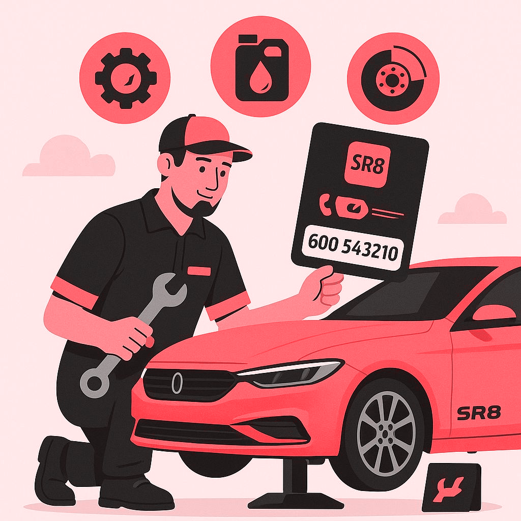 كيف تهتم SR8 بصيانة وسلامة سياراتها؟