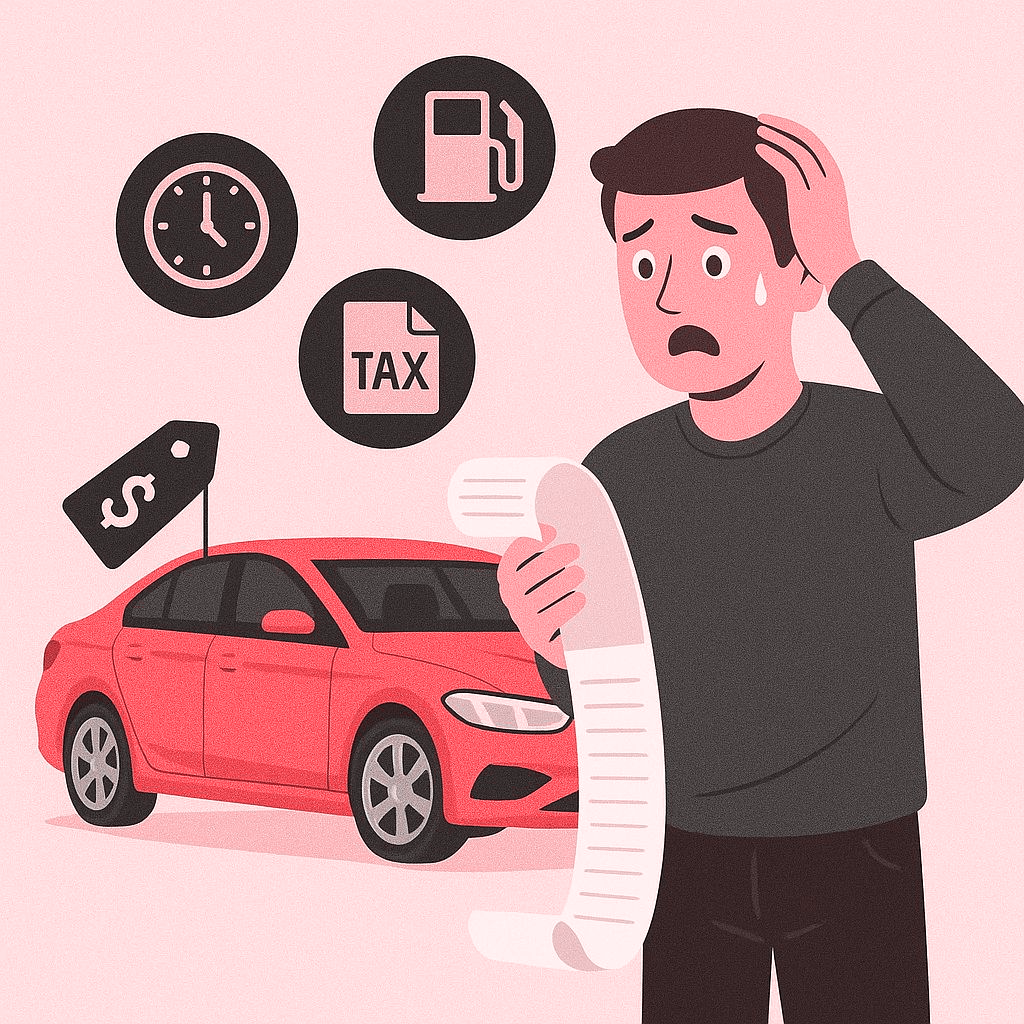 ما هي التكاليف المخفية في تأجير السيارات؟