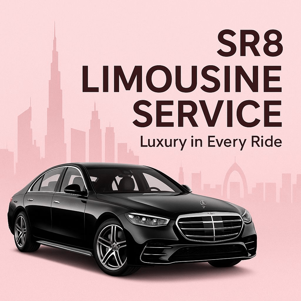 خدمة الليموزين من SR8: رفاهية في كل رحلة