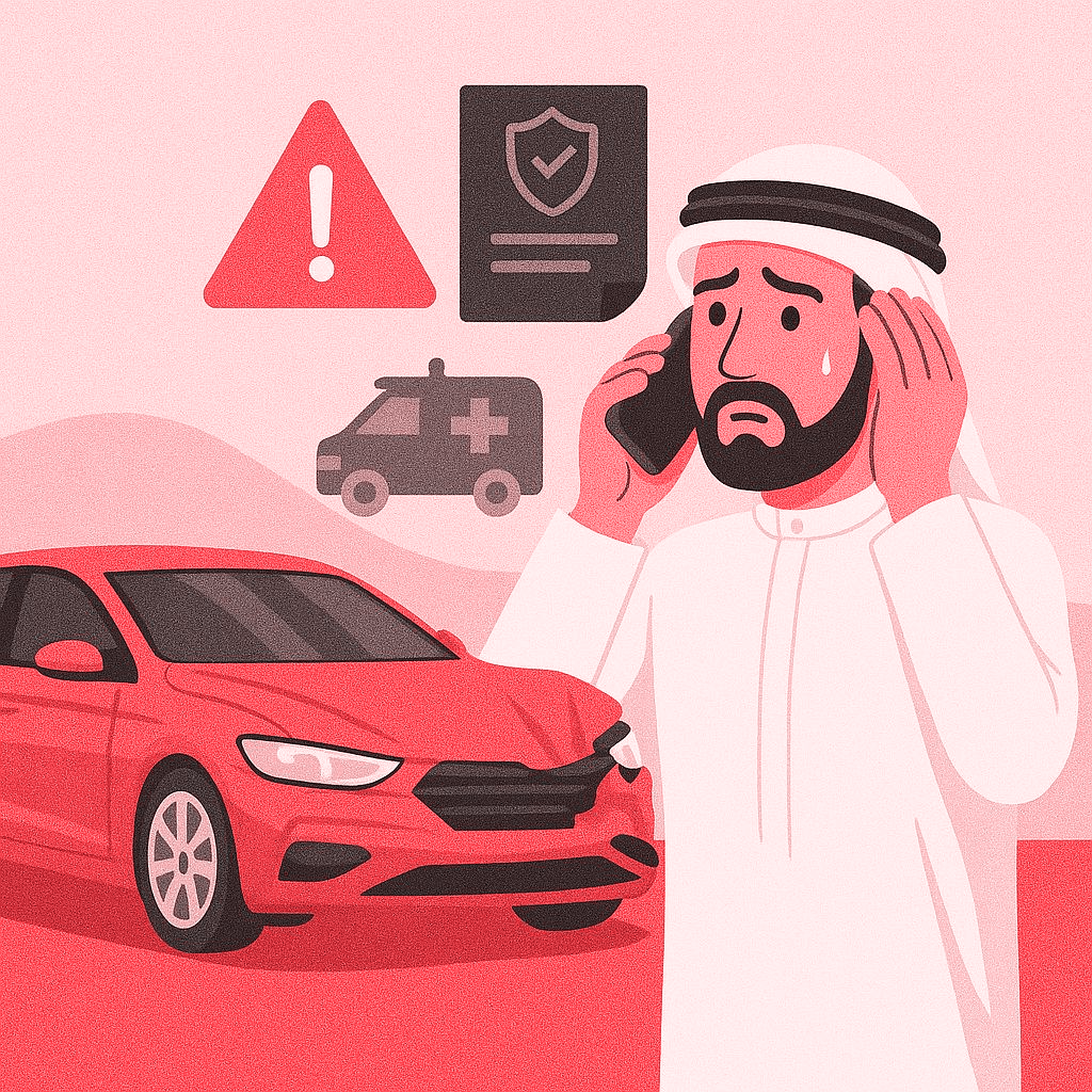 ماذا يحدث إذا تعرضت لحادث بسيارة مستأجرة؟